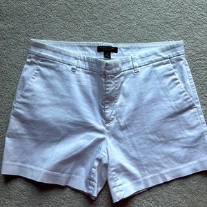 Banana republic white shorts size 10